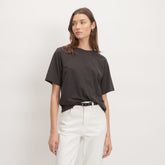 The Organic Cotton Raglan Tee | Vintage Black