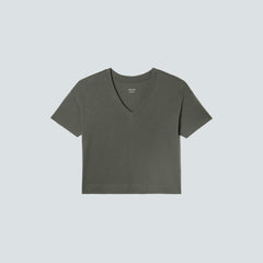 The Organic Cotton Slouchy V-Neck | Kambaba
