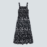 The Smock Dress | Black / Canvas Floral
