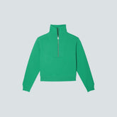 The Track Half-Zip | Bright Jade