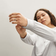 The Organic Cotton Long-Sleeve Tee | Heathered Grey