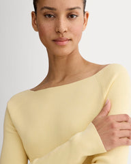 The Knit Boatneck Top | Banana Crepe