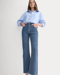 High-Rise Kick Flare Jean | Ocean