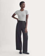 Tissue Short-Sleeve Crew | Heathered Grey
