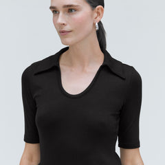 The Super-Soft Short Sleeve Polo | Black