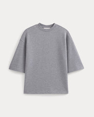 Lightweight Terry Oversized Tee | Vintage Heather Grey