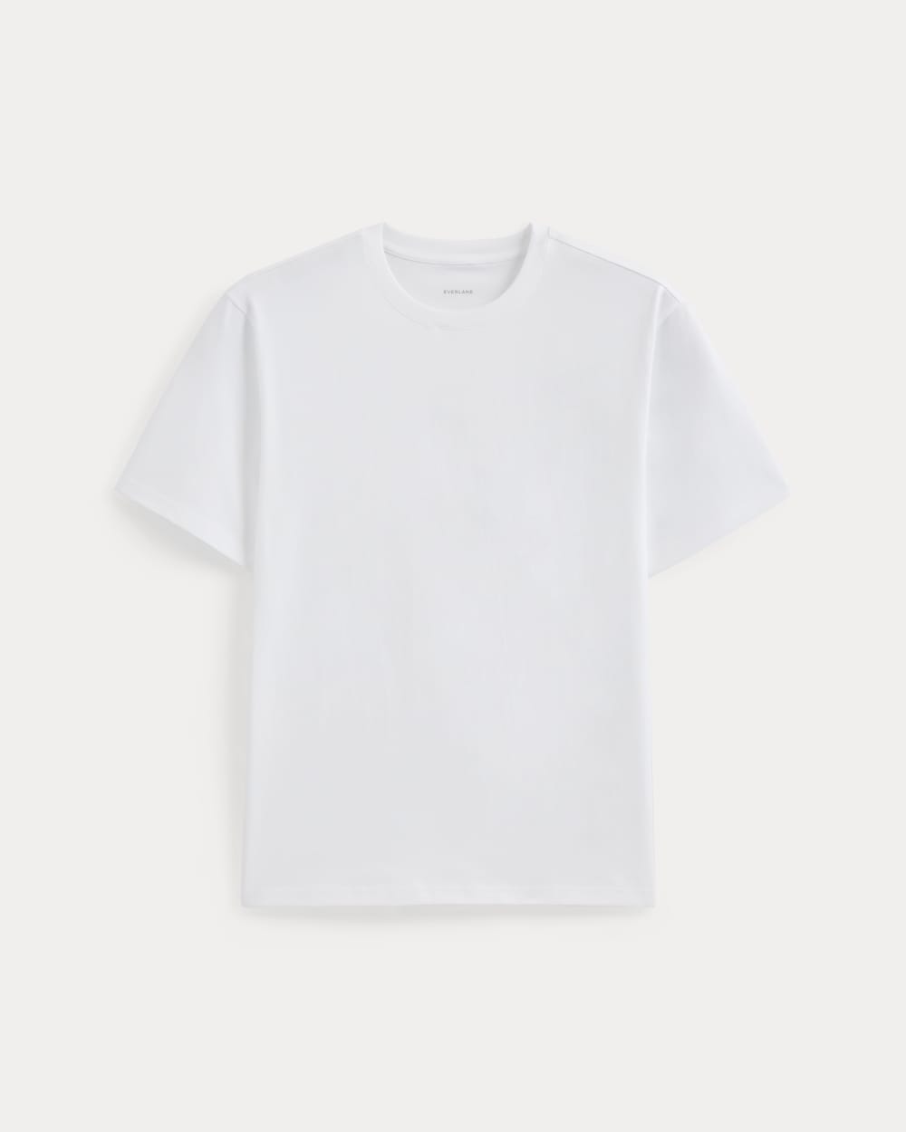 Archive Standard-Fit Cotton Crew | White