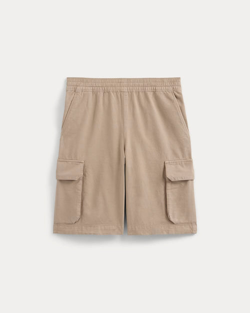 Pull-On Cargo Short | Trench Coat Khaki