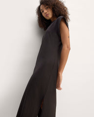 The Muscle Tee Midi Dress | Black