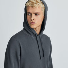 The Waffle-Knit Hoodie | Slate
