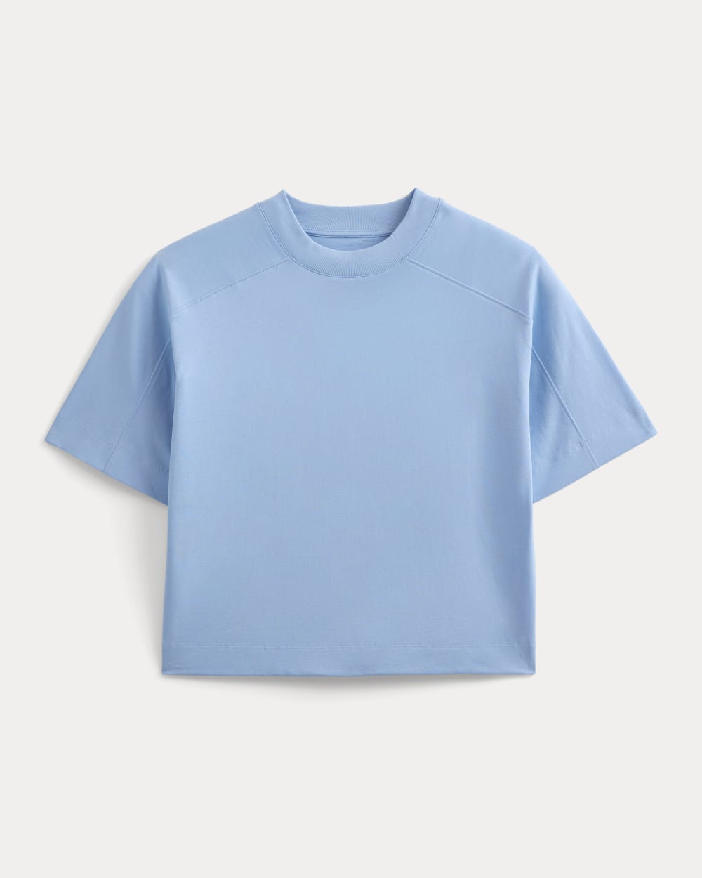Oversized Seamed Tee | Open Air Blue