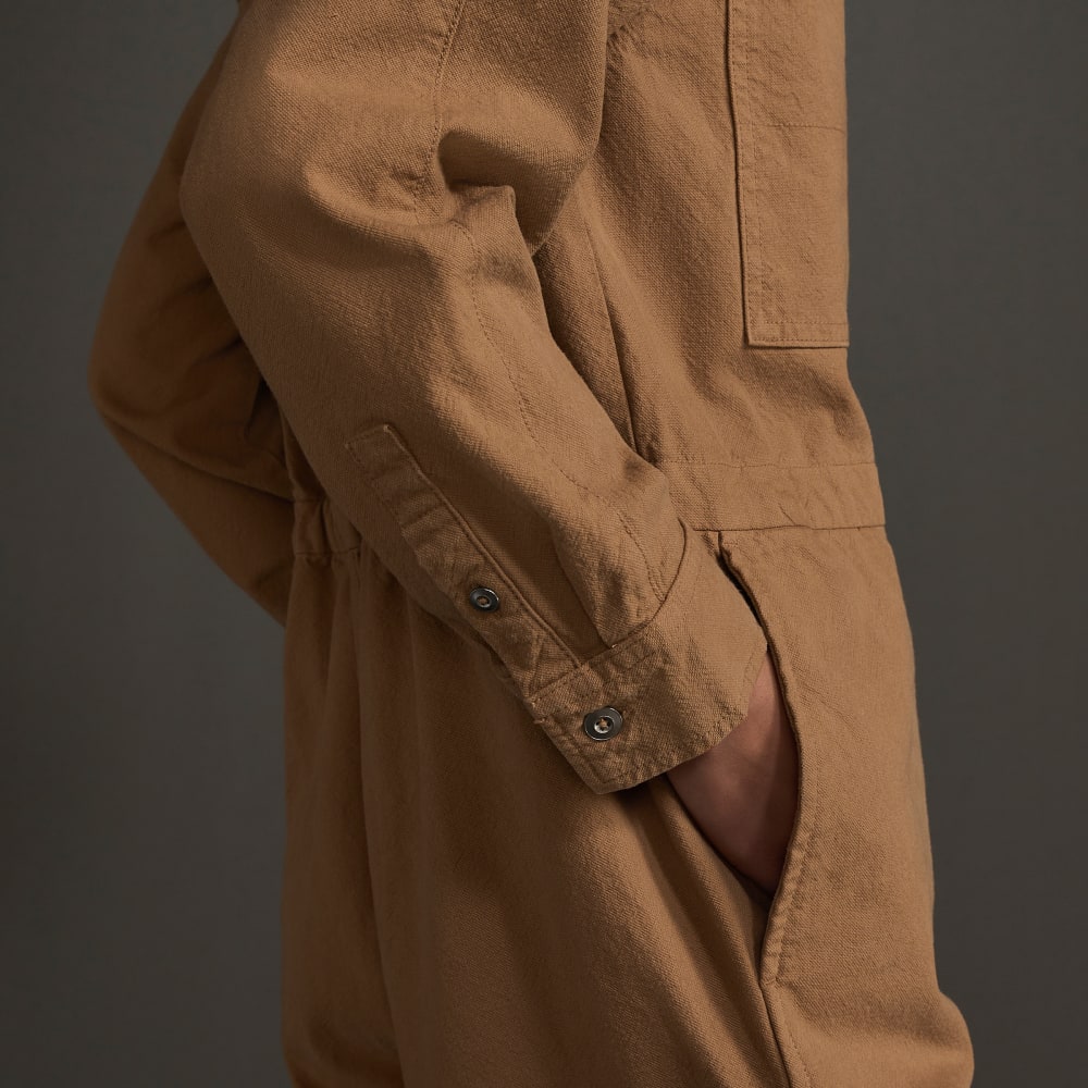 The Canvas Organic Cotton Coverall | Cappuccino