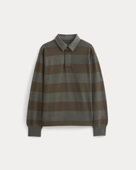 Vintage Rugby Pullover | Overdye Olive Night