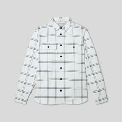 The Heavyweight Overshirt | Uniform | Moss Double Windowpane