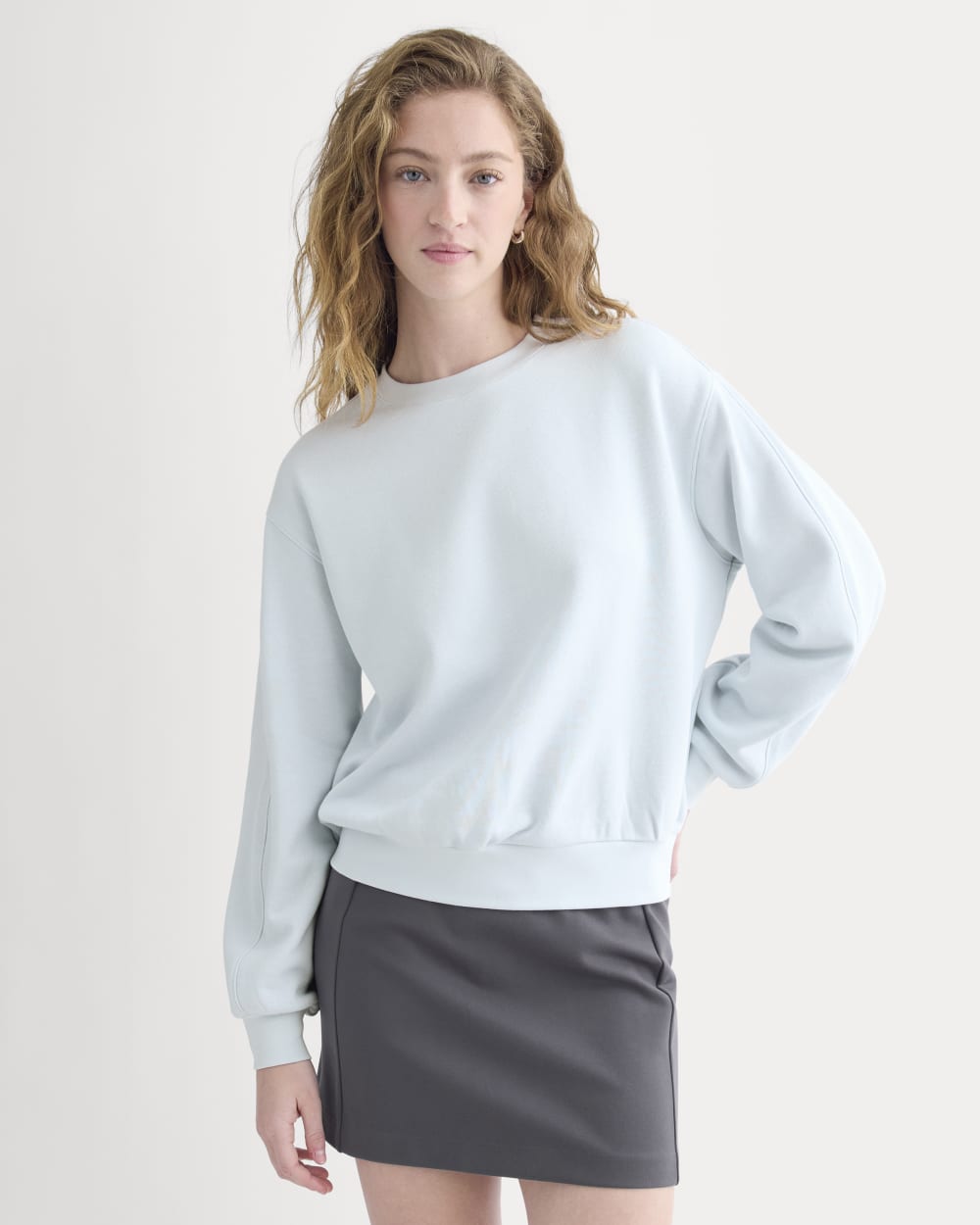Lightweight Terry Blouson Crew | Skywriting