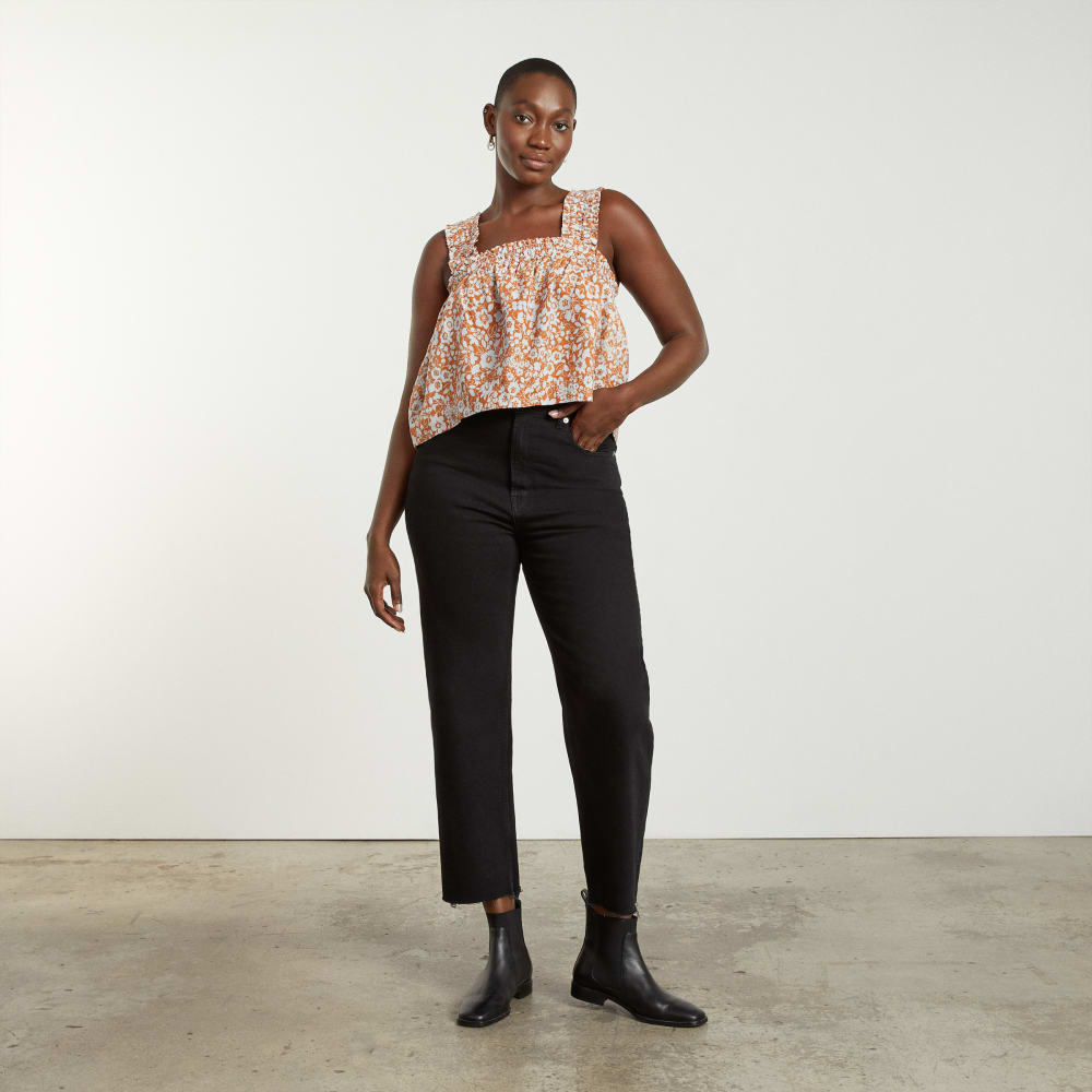 The Smocked Linen Cami | Honey Floral