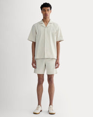 The Seersucker Resort Shirt | Trench Coat Khaki / Natural