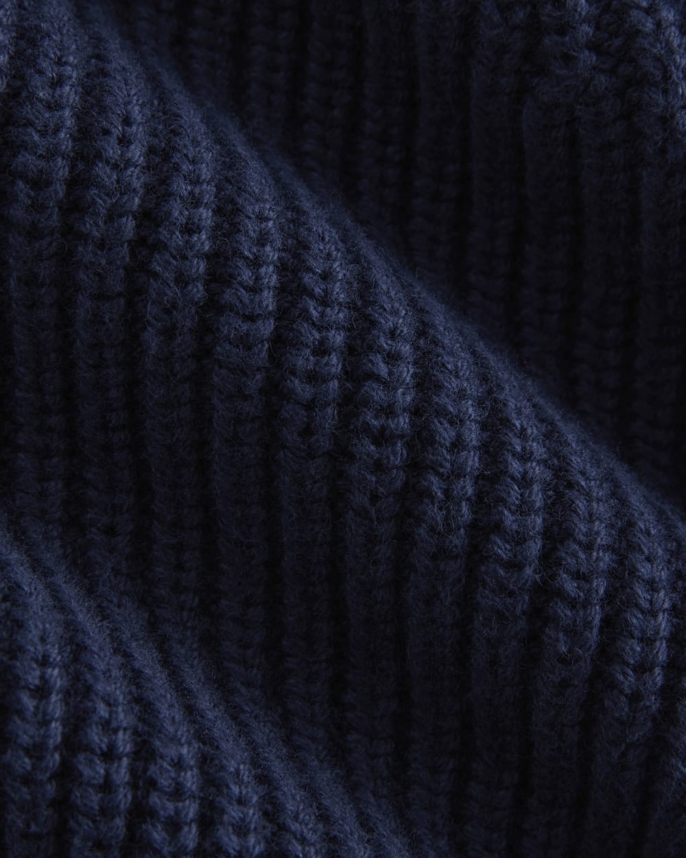 Ribbed V-Neck Vest in Everyday Cotton | Navy