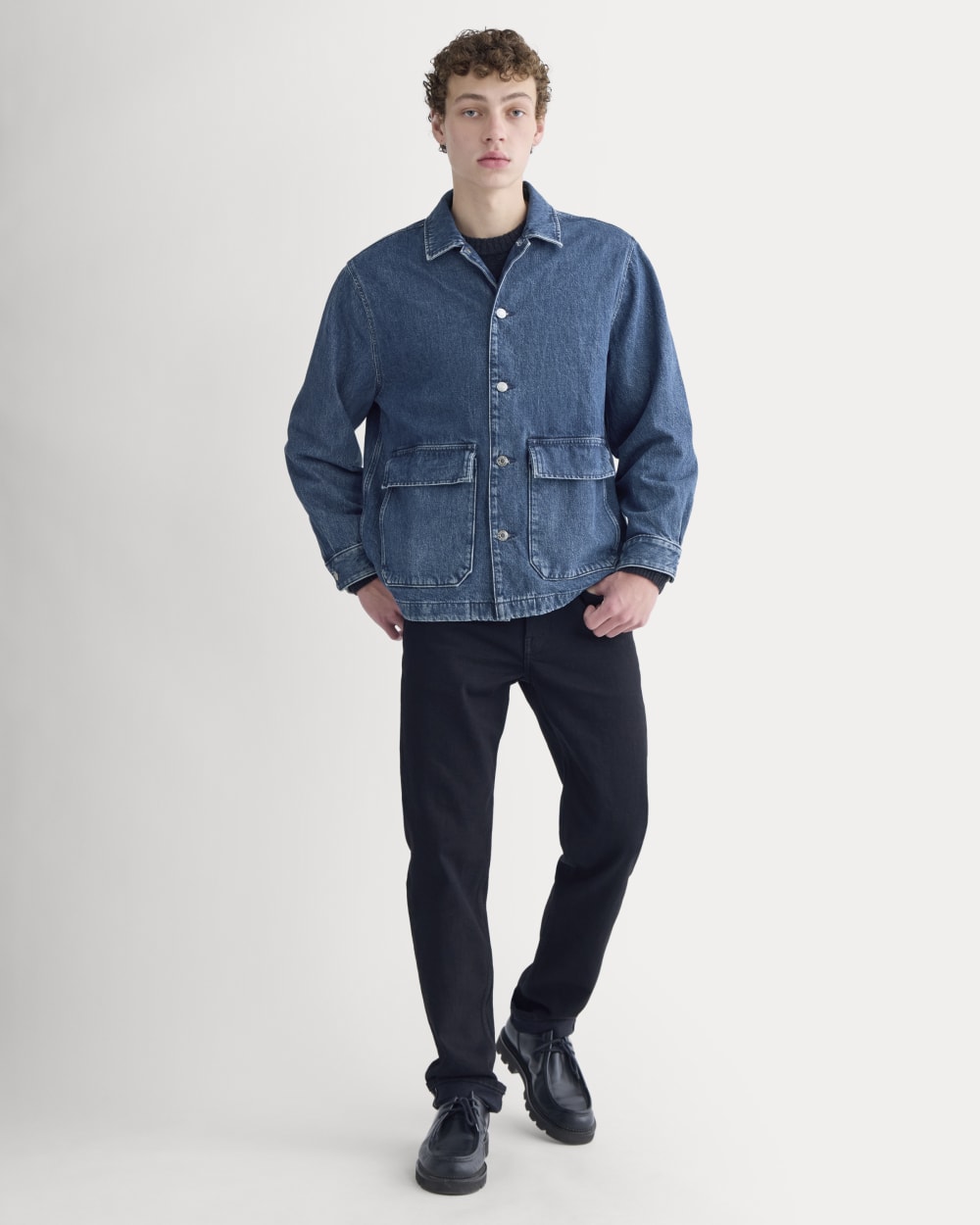 Denim Shacket | Deep Atlantic