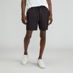 The Linen Easy Short | Black