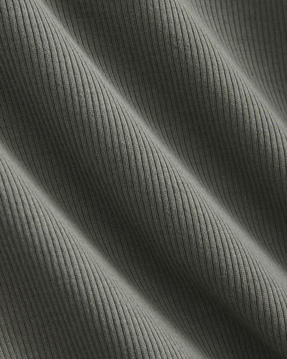 The Luxe Rib Long-Sleeve Crew | Agave Green