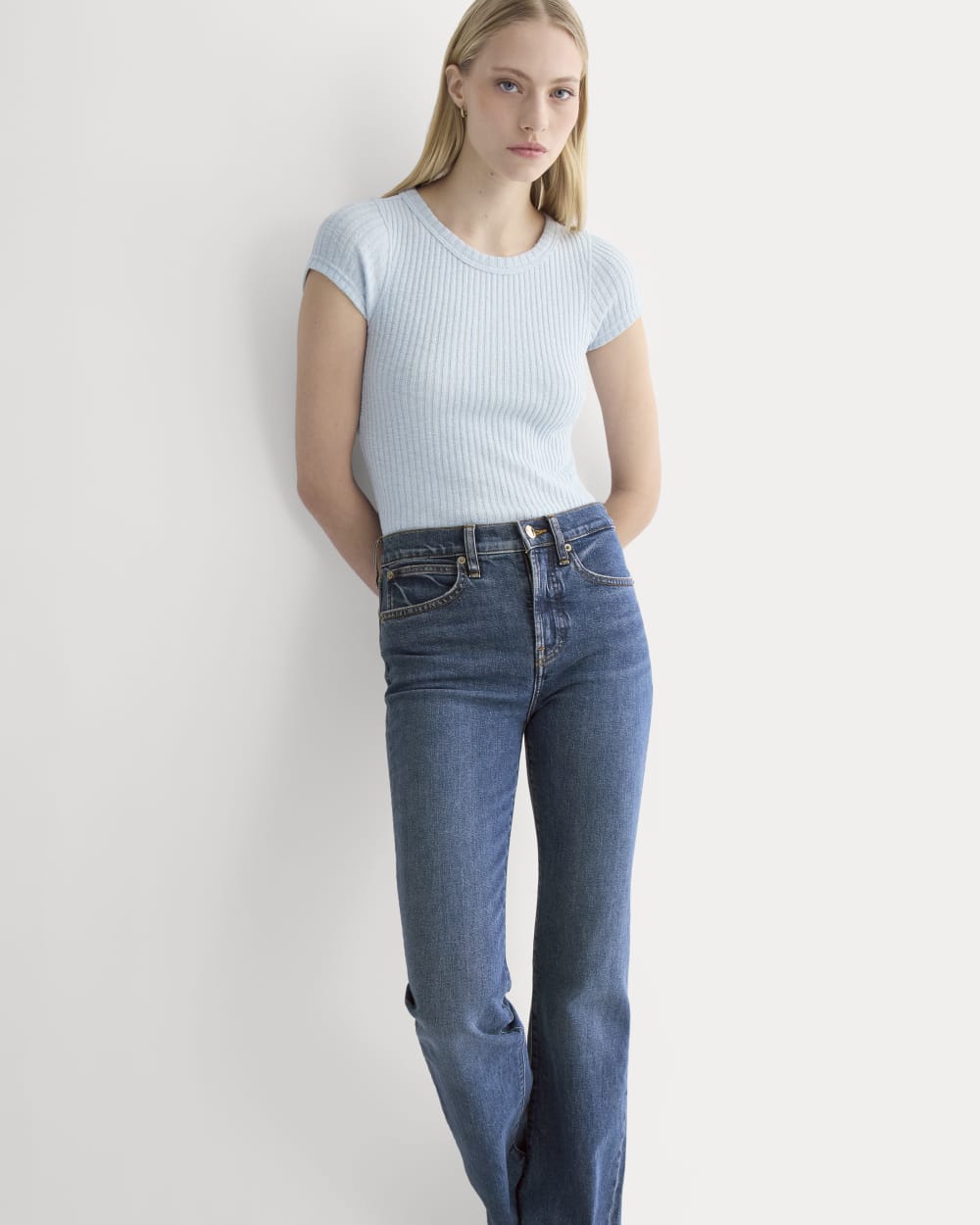 The Cozy Rib Tee | Skywriting