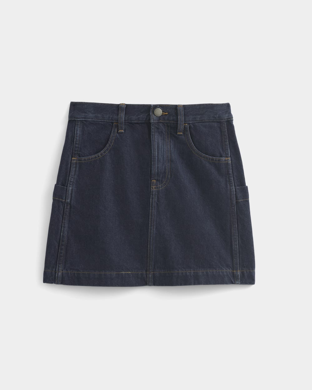 Denim Utility Mini Skirt | Tungsten Rinse