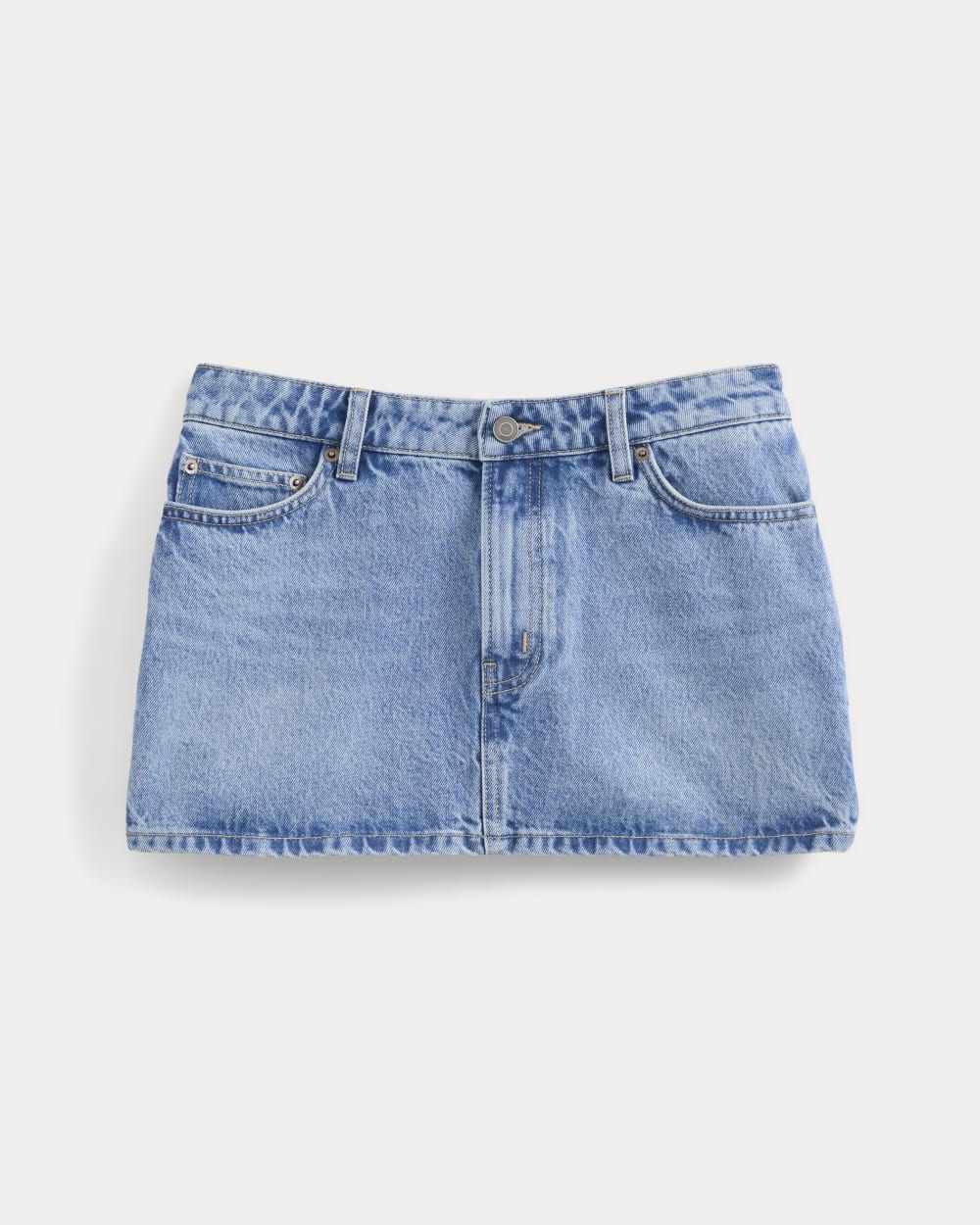 Everlane x Elena Bonvicini Thalia Mini Skirt | Crystal Cove Indigo