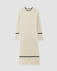 The Cotton Wide Rib Midi Dress | Canvas