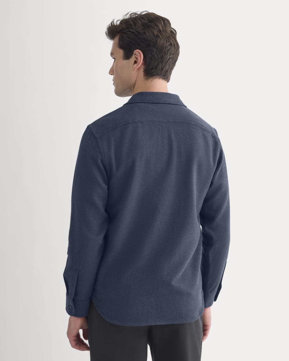 The Heavyweight Overshirt | Uniform | Heather Rich Navy