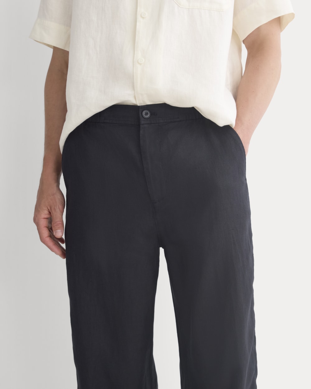 Linen Easy Pant 2.0 | Black