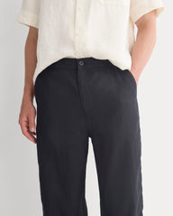 Linen Easy Pant 2.0 | Black
