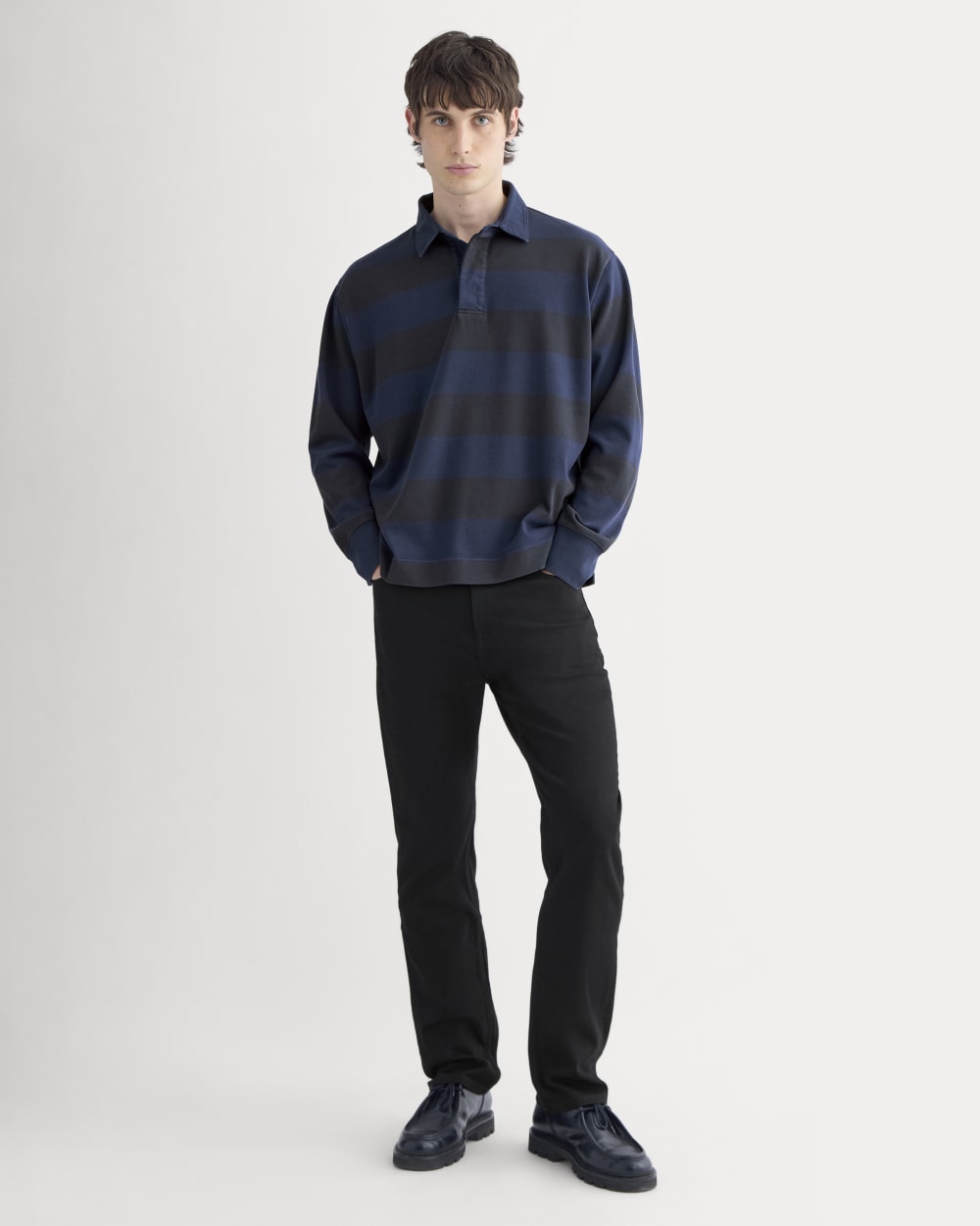 Vintage Rugby Pullover | Navy / Black