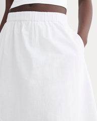 The Gauze Tiered Skirt | White