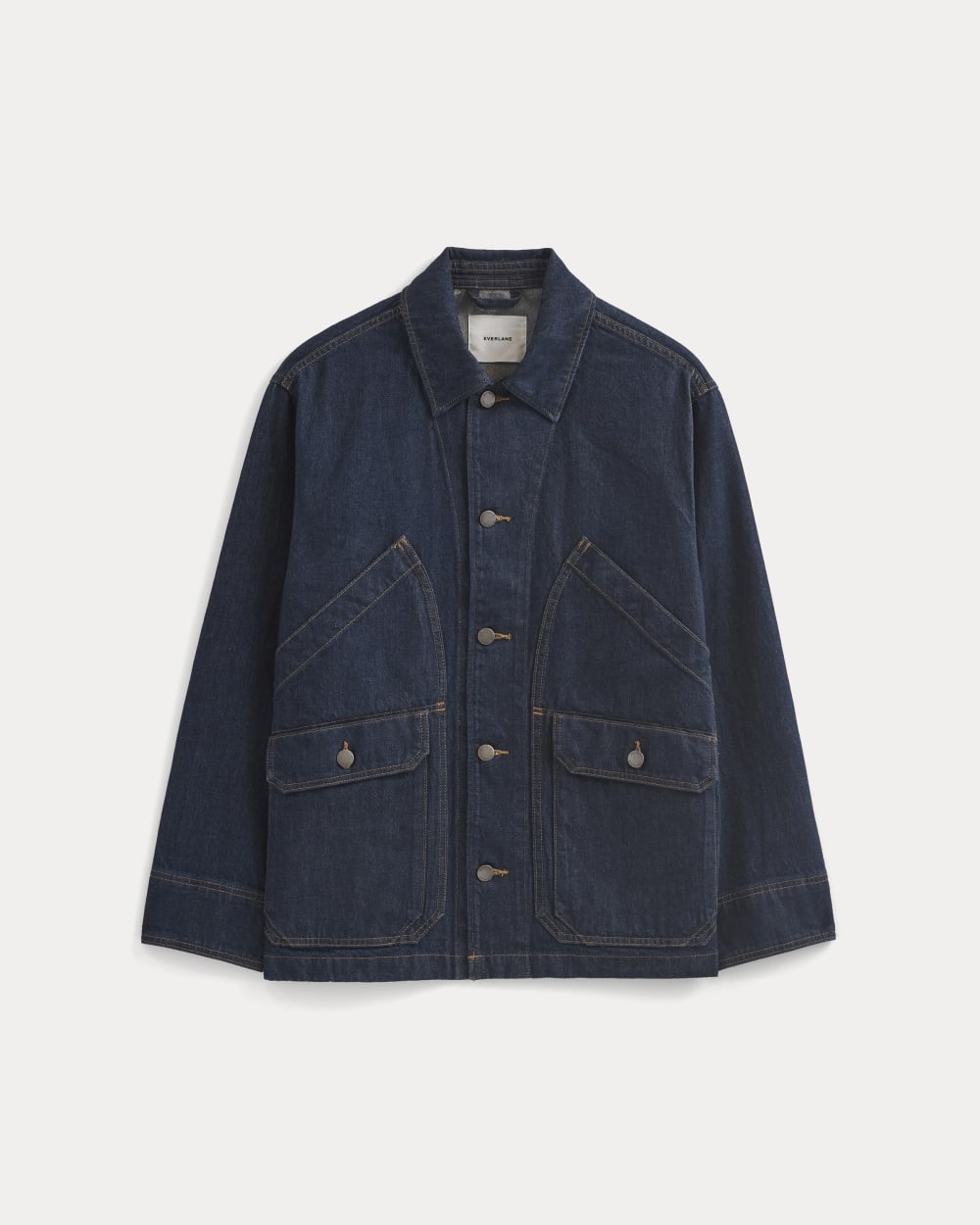 Relaxed Denim Barn Jacket | Dark Rinse