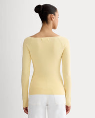 The Knit Boatneck Top | Banana Crepe