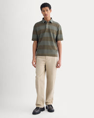 Vintage Rugby Polo | Overdye Olive Night