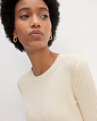 The Viscose Knit Crew | Beige