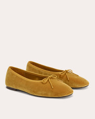 The Day Ballet Flat | Golden Sun Velvet