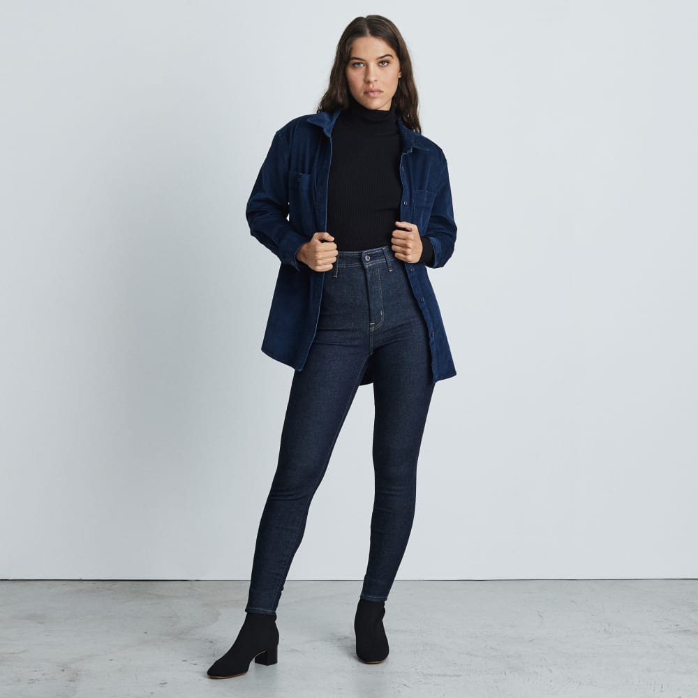 The Way-High® Clean Front Skinny Jean  | Dark Indigo | 28.5” Inseam