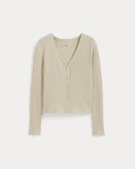 The Cozy Rib Cardigan | Bone