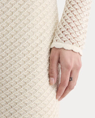 The Lace Knit Mini Dress | Birch