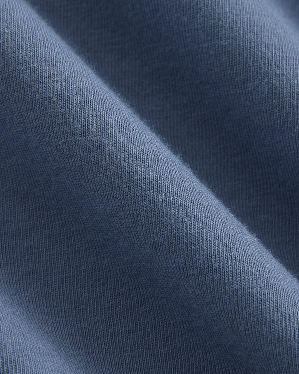 The Box-Cut Tee in Essential Cotton | Faded Navy | No Pocket
