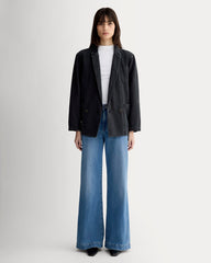 The Denim Chore Blazer |  Black