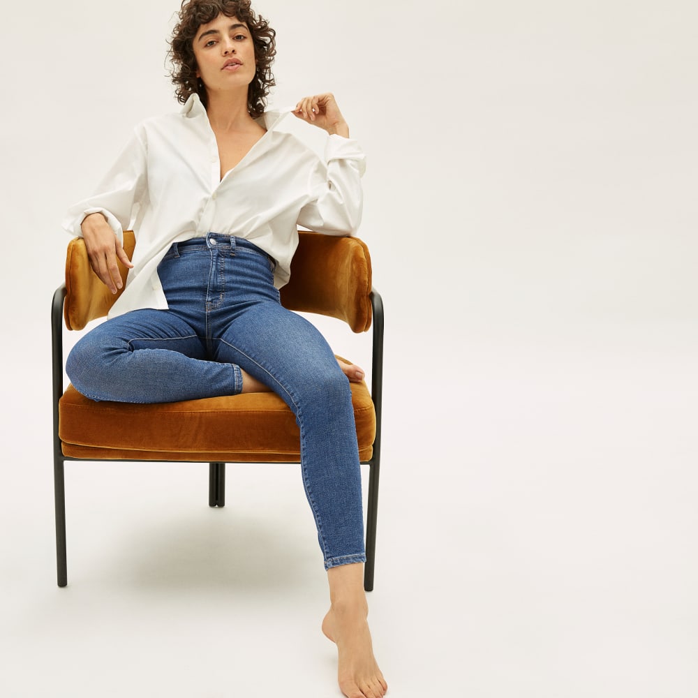 The Way-High® Clean Front Skinny Jean  | Vintage Blue | 26.5" Inseam