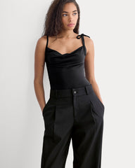 Tie-Shoulder Tank | Black