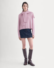The Boxy Crew in Cashmere | Lilac Crush