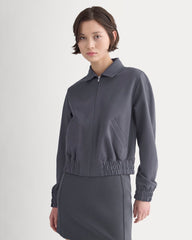Ponte Aviator Jacket | Graphite
