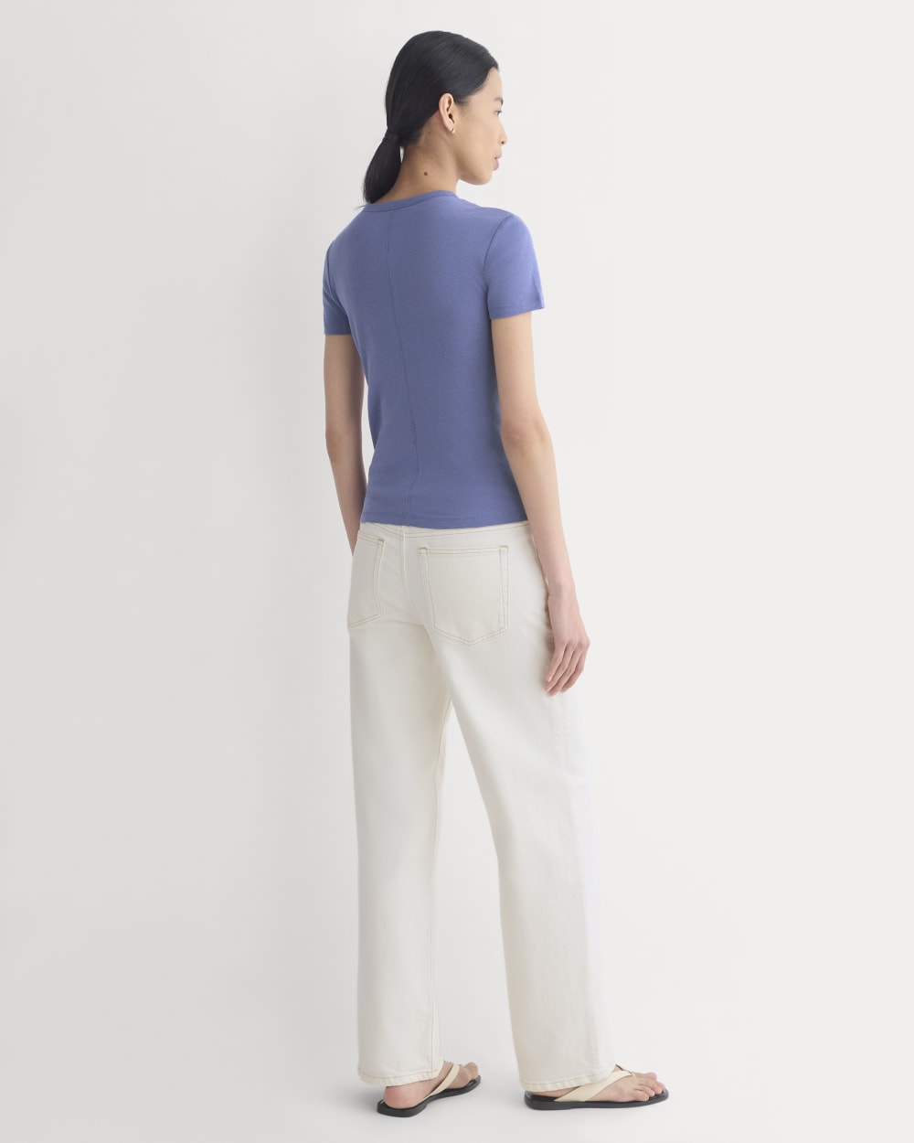 Tissue Short-Sleeve Crew | Blue Dusk