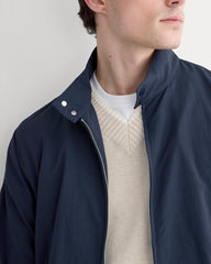 Re:Cycled Nylon Harrington Jacket | Deep Navy